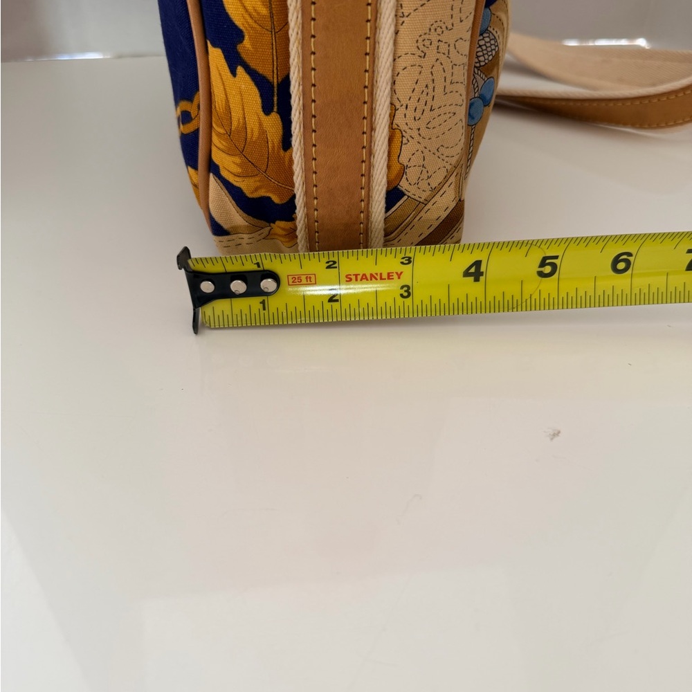 Loewe Blue and Tan Vintage Crossbody Bag - Picture 10 of 11